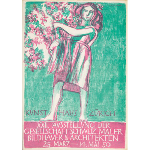 HEINRICH M�LLER : 'Kunst Haus Z�rich XXII. Ausstellung der Gesellschaft schweiz. Maler Bildhauer & Architekten 1950' (DOBIASCHOFSKY AUKTIONEN AG)