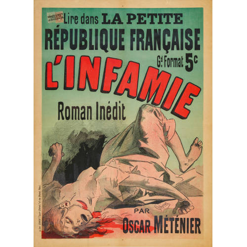 JULES CH�RET : 'L'Infamie' (DOBIASCHOFSKY AUKTIONEN AG)