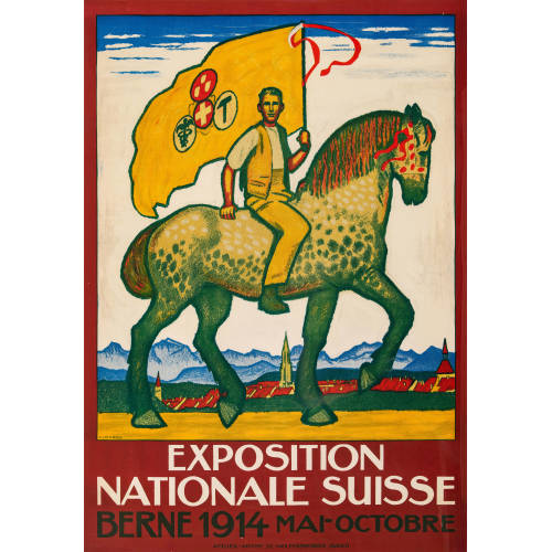 EMIL CARDINAUX : 'Exposition Nationale Suisse Berne 1914' (DOBIASCHOFSKY AUKTIONEN AG)