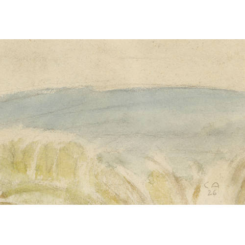 CUNO AMIET : Landschaftsskizze (DOBIASCHOFSKY AUKTIONEN AG)