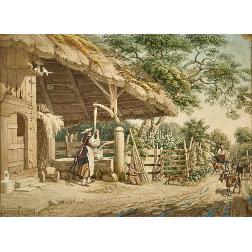 SIGMUND FREUDENBERGER : Ziegenhirt auf dem Heimweg (DOBIASCHOFSKY AUKTIONEN AG)