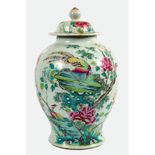 DECKELVASE : China, Ende 19. Jh (DOBIASCHOFSKY AUKTIONEN AG)