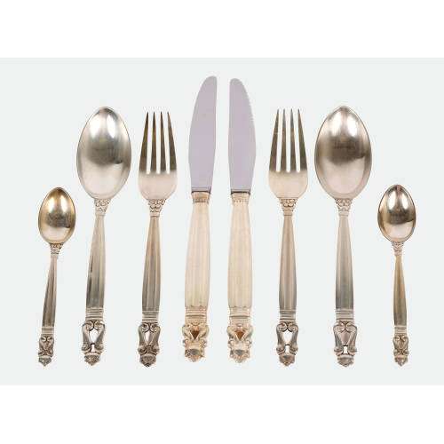 BESTECK : D�nemark, 2. H�lfte 20. Jh. (Georg Jensen) (DOBIASCHOFSKY AUKTIONEN AG)