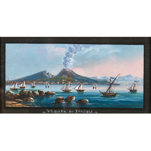 19./20. JH. NEAPOLITANISCHE SCHULE : 'Veduta di Napoli' (DOBIASCHOFSKY AUKTIONEN AG)