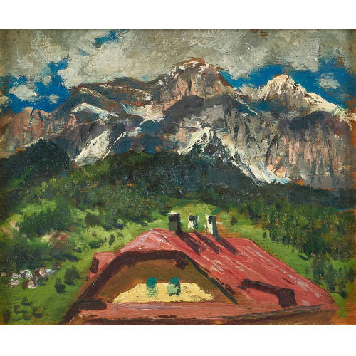 CESARE MAGGI : 'Cortina d'Ampezzo' (DOBIASCHOFSKY AUKTIONEN AG)