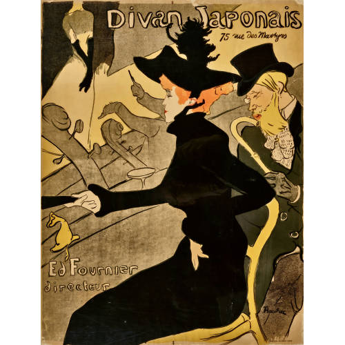 HENRI DE TOULOUSE-LAUTREC : 'Divan Japonais' (DOBIASCHOFSKY AUKTIONEN AG)