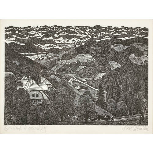 EMIL ZBINDEN : 'Blick gegen Trachselwald' (DOBIASCHOFSKY AUKTIONEN AG)