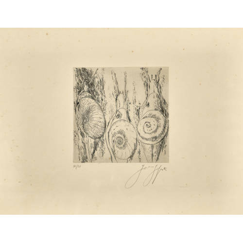 G�NTER GRASS : 'Schneckenwettlauf I' (DOBIASCHOFSKY AUKTIONEN AG)