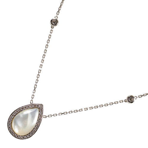 OPAL-DIAMANT-COLLIER : (DOBIASCHOFSKY AUKTIONEN AG)
