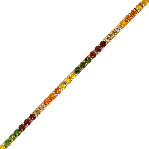 SAPHIR-DIAMANT-BRACELET : (DOBIASCHOFSKY AUKTIONEN AG)
