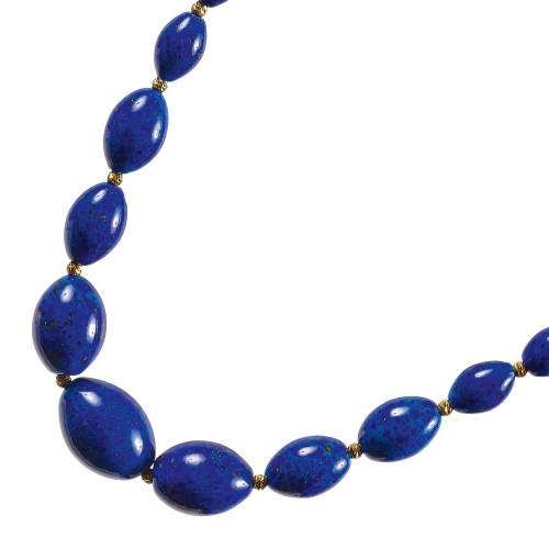 LAPISLAZULI-COLLIER : (DOBIASCHOFSKY AUKTIONEN AG)