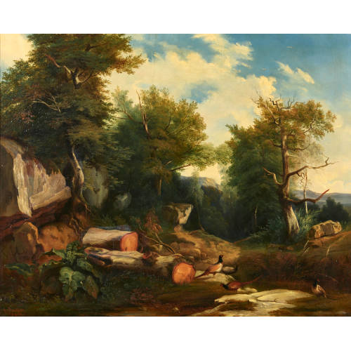 A. BERTHIER : Faisans dans la for�t (DOBIASCHOFSKY AUKTIONEN AG)