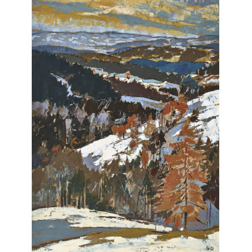 FRED BAUMANN : Winterlandschaft (DOBIASCHOFSKY AUKTIONEN AG)