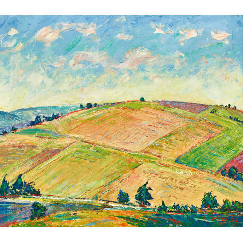 LOUIS D�RR : 'Vor der Ernte' (Bangerten bei Worb) (DOBIASCHOFSKY AUKTIONEN AG)