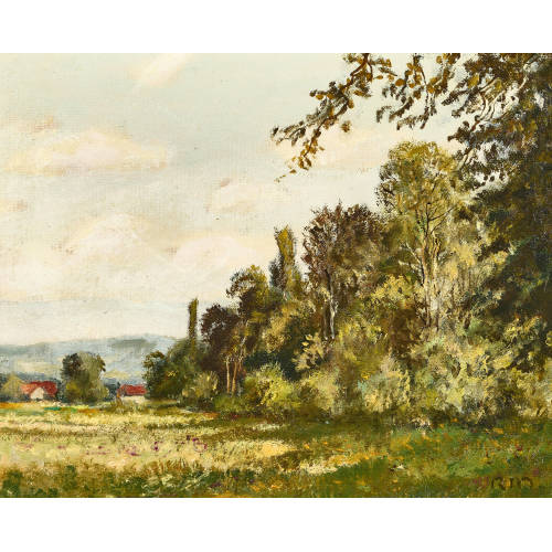 RUDOLF M�LLER : 'Waldwiese bei Kerzers' (DOBIASCHOFSKY AUKTIONEN AG)