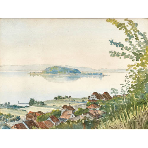OSKAR BINZ : 'Twann - Insel' (DOBIASCHOFSKY AUKTIONEN AG)