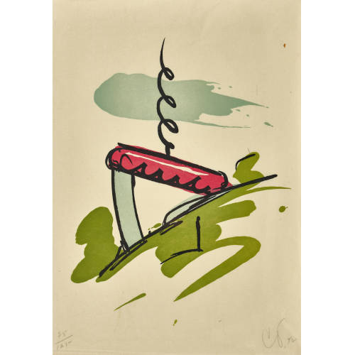 CLAES OLDENBURG : 'The knife in Br�glingen Park' (DOBIASCHOFSKY AUKTIONEN AG)