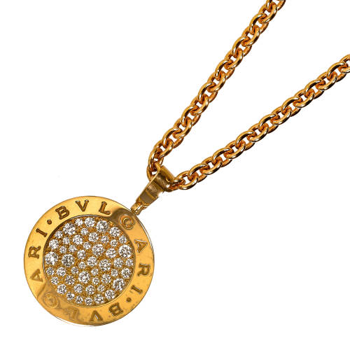 BRILLANT-ANH�NGER MIT KETTE : Bulgari, Rom (DOBIASCHOFSKY AUKTIONEN AG)