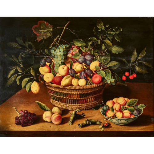 JACOB VAN HULSDONCK : Nature morte aux p�ches (DOBIASCHOFSKY AUKTIONEN AG)