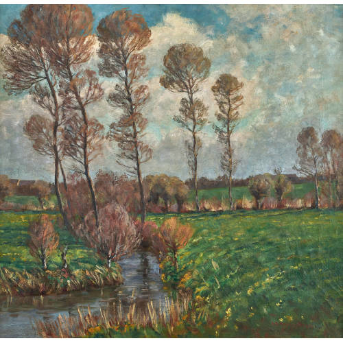 CARL THEODOR) MEYER-BASEL (EIGTL. MEYER : Bachlandschaft im Herbst (DOBIASCHOFSKY AUKTIONEN AG)