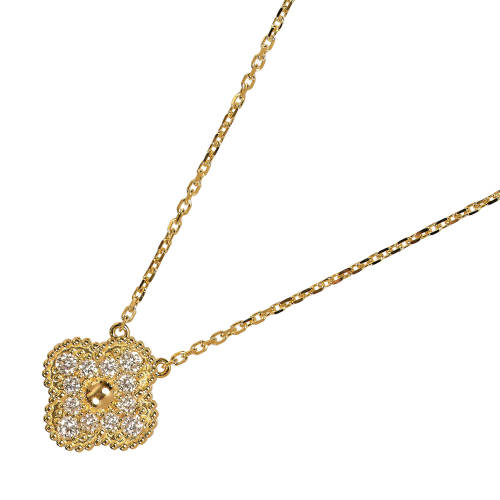 DIAMANT-ANH�NGER MIT KETTE : (DOBIASCHOFSKY AUKTIONEN AG)