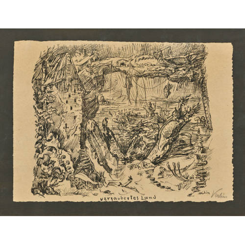 ALFRED KUBIN : 'Verzaubertes Land' (DOBIASCHOFSKY AUKTIONEN AG)