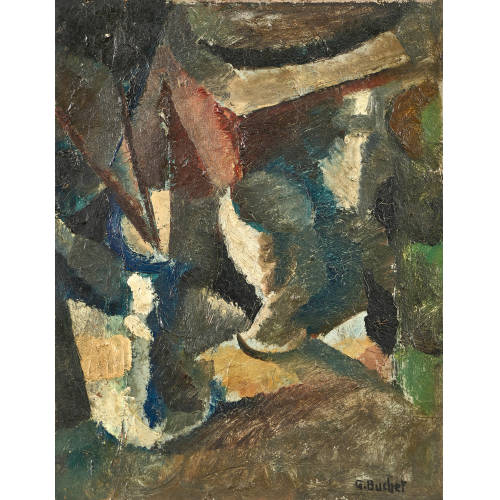 GUSTAVE BUCHET : Composition abstraite (DOBIASCHOFSKY AUKTIONEN AG)