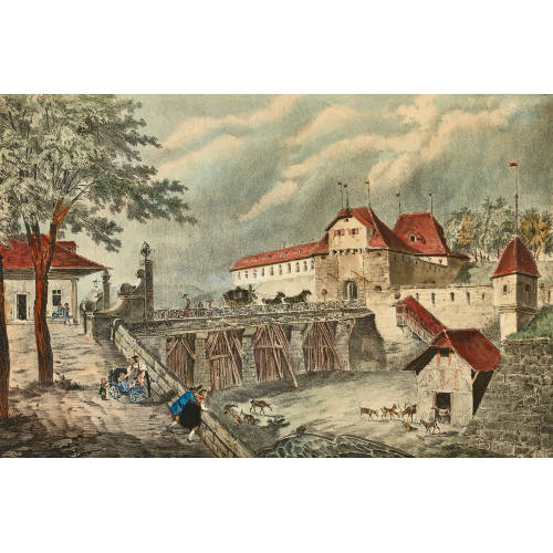LUDWIG VOLLMAR : 'L'entr�e de Berne par la porte d'en haut' (DOBIASCHOFSKY AUKTIONEN AG)