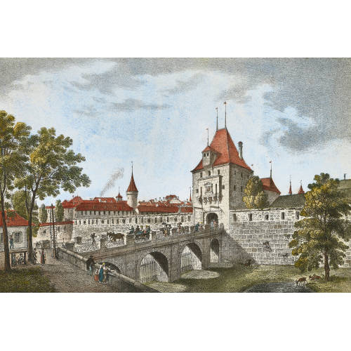 GABRIEL LUDWIG (GEN. LORY P�RE) LORY : 'La porte d'Arberg, � Berne' (DOBIASCHOFSKY AUKTIONEN AG)