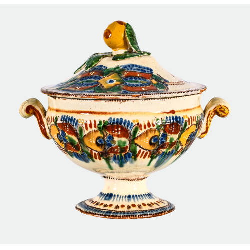DECKELTERRINE : Heimberg, um 1860-1870 (DOBIASCHOFSKY AUKTIONEN AG)