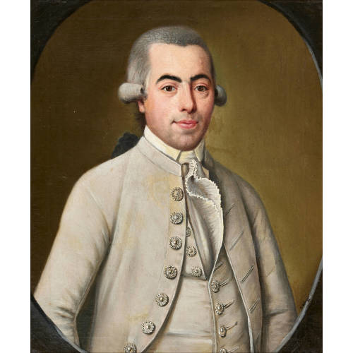 FRIEDRICH LUDWIG HAUCK : Halbportr�t von Gilgian Br�gger, Burger von Frutigen (DOBIASCHOFSKY AUKTIONEN AG)