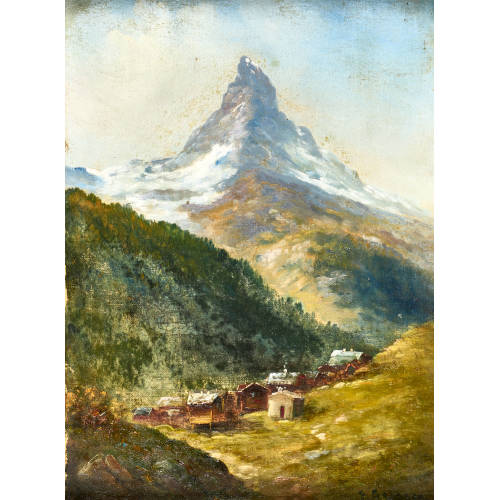 E. GEISSER : Findeln mit dem Matterhorn (DOBIASCHOFSKY AUKTIONEN AG)