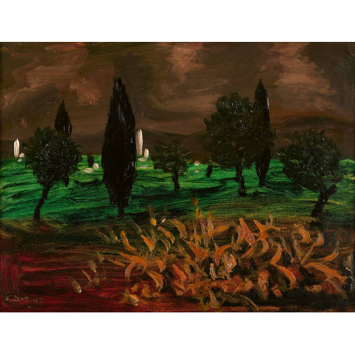 FERNAND DUBUIS : Paysage orageux (DOBIASCHOFSKY AUKTIONEN AG)