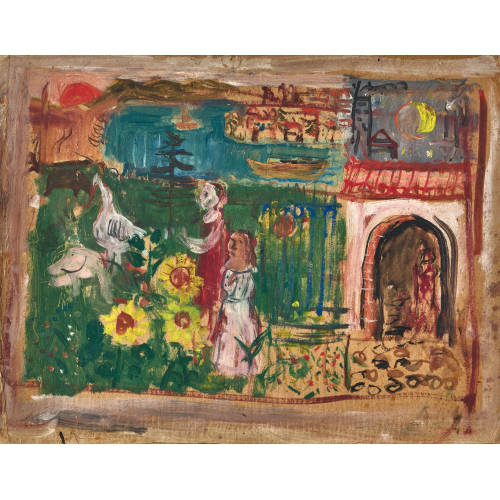 WALTER KURT WIEMKEN : Paysage anim� (DOBIASCHOFSKY AUKTIONEN AG)