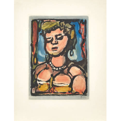 GEORGES ROUAULT : 'Courtisane aux yeux baiss�s' (DOBIASCHOFSKY AUKTIONEN AG)