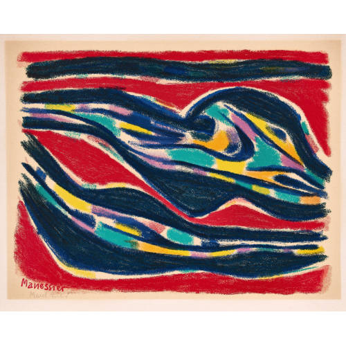 ALFRED MANESSIER : Ohne Titel (DOBIASCHOFSKY AUKTIONEN AG)