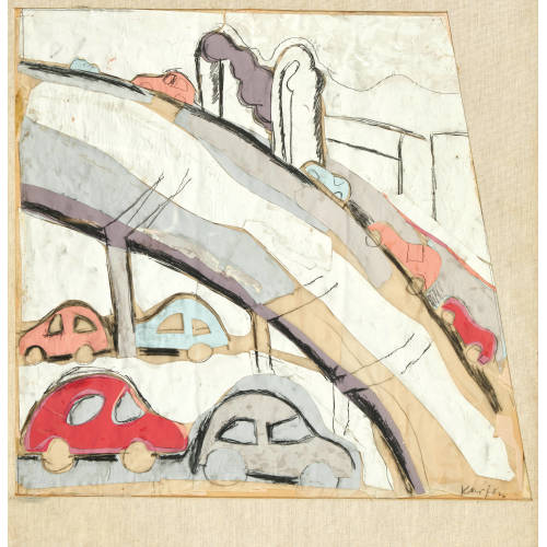 GOTTLIEB KURFISS : 'Autobahn' (DOBIASCHOFSKY AUKTIONEN AG)
