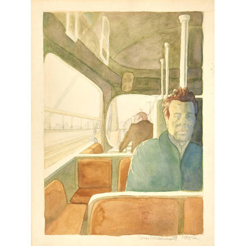TOM WASMUTH : 'Morning Tram (Jan Voss in D�sseldorf)' (DOBIASCHOFSKY AUKTIONEN AG)