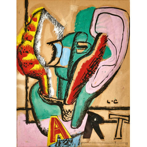 CHARLES-�DOUARD) LE CORBUSIER (EIGTL. JEANNERET : Composition 'Art' (DOBIASCHOFSKY AUKTIONEN AG)