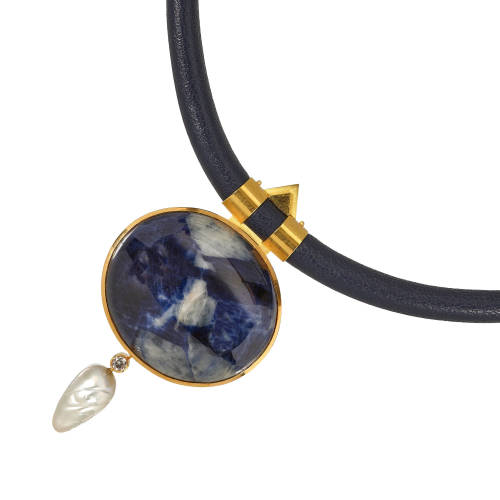 SAPHIR-PERLEN-BRILLANT-COLLIER : Othmar Zschaler, Bern (DOBIASCHOFSKY AUKTIONEN AG)