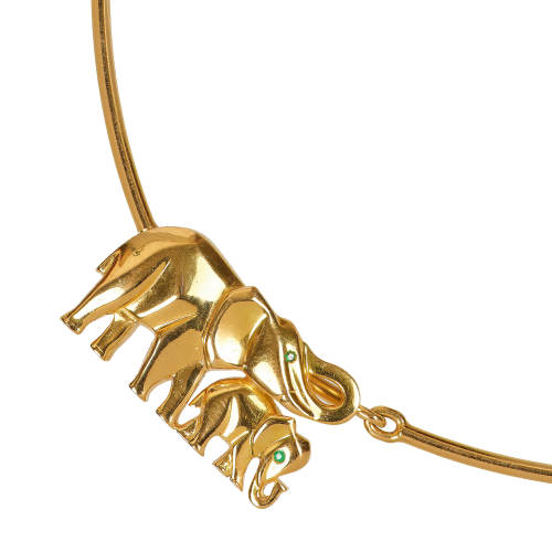 SMARAGD-ANH�NGER MIT KETTE : Cartier, Paris, und G�belin, Luzern (DOBIASCHOFSKY AUKTIONEN AG)