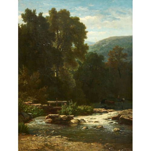 FRANS KEELHOFF : Flusslandschaft (DOBIASCHOFSKY AUKTIONEN AG)