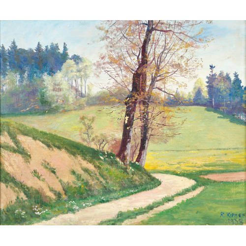 ROBERT KIENER : Feldweg (DOBIASCHOFSKY AUKTIONEN AG)