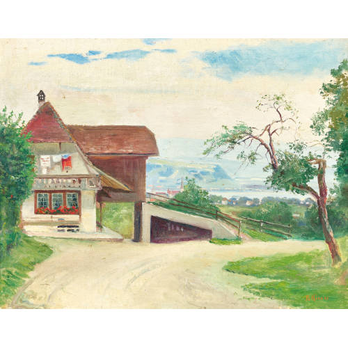 ROBERT KIENER : 'Haus R�ti in M�nchenwiler' (DOBIASCHOFSKY AUKTIONEN AG)