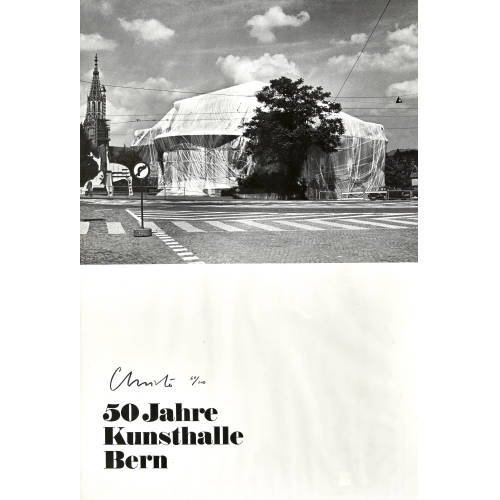 CHRISTO) CHRISTO (EIGTL. JAVACHEFF : '50 Jahre Kunsthalle Bern' (DOBIASCHOFSKY AUKTIONEN AG)