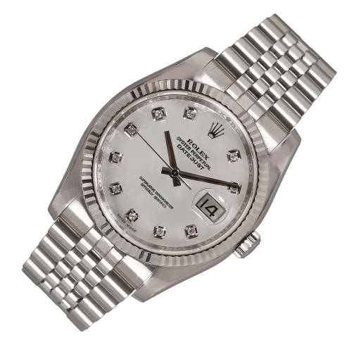 ROLEX : Armbanduhr 'Oyster Perpetual Datejust' (DOBIASCHOFSKY AUKTIONEN AG)