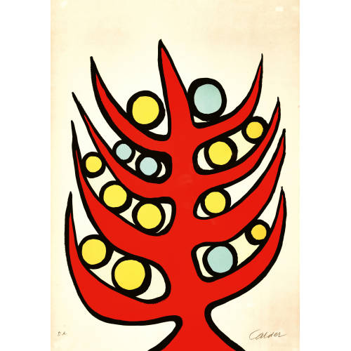 ALEXANDER CALDER : 'L'arbre du bien et du mal' (DOBIASCHOFSKY AUKTIONEN AG)