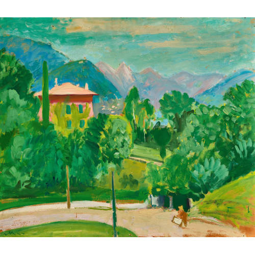 ERNST MORGENTHALER : 'Sommer in Montagnola' (DOBIASCHOFSKY AUKTIONEN AG)