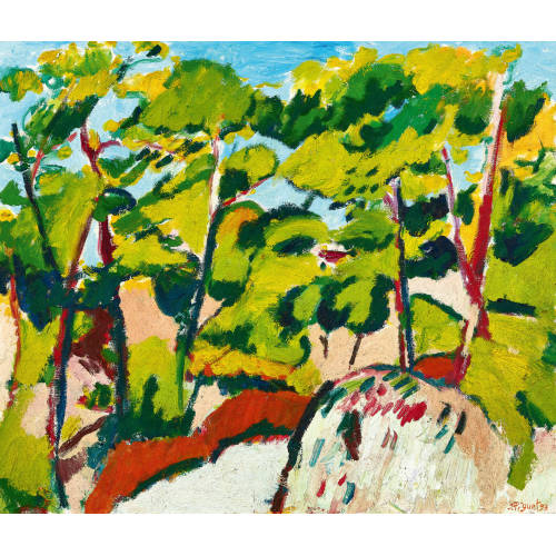 JEAN-LOUIS PIGUET : Paysage de Provence (DOBIASCHOFSKY AUKTIONEN AG)
