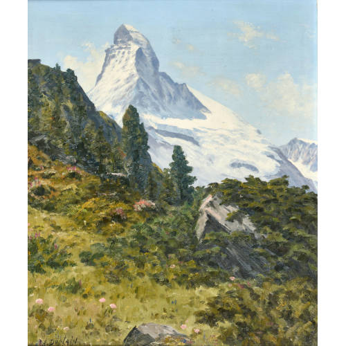 ALBERT DUPLAIN : Das Matterhorn (DOBIASCHOFSKY AUKTIONEN AG)